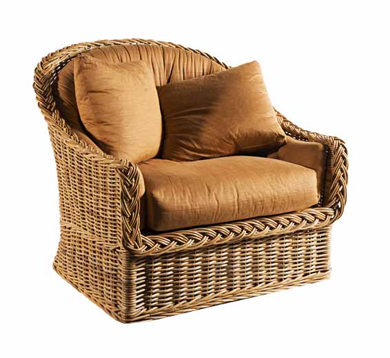 Large Scale Lounge Chair : Wicker : Material : Indoor ...